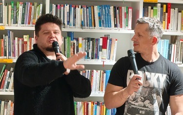Spotkanie autorskie z Piotrem Kniołą &bdquo;PigOutem&rdquo; i Przemkiem Corso. 15