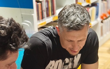Spotkanie autorskie z Piotrem Kniołą &bdquo;PigOutem&rdquo; i Przemkiem Corso. 21