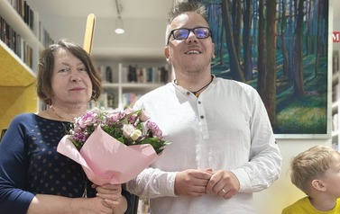 Wernisaż Ewy Gronostajskiej w Bibliotece Gł&oacute;wnej! 28