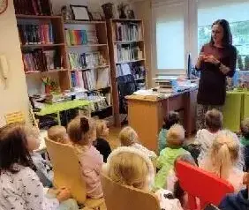Przedszkolaki w Filii nr 6 2