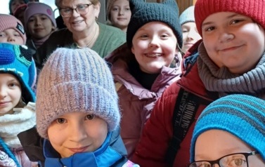 Wizyta uczni&oacute;w ze SPN 39 w Filii nr 7 5