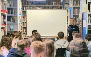 Spotkanie z Policją w Bibliotece Gł&oacute;wnej 2