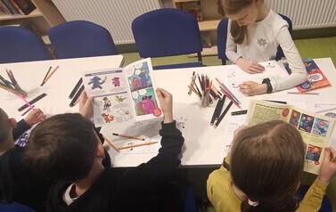 Komiksowa przygoda z Piotrem Nowackim w Filii nr 4! 3