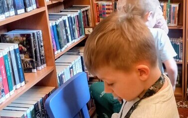 "Książnica Pruszkowska krok po kroku" - lekcja biblioteczna w Filii nr 1 3