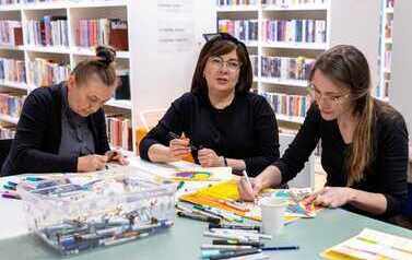 Biblioteka Kobiecych Głos&oacute;w - porozmawiajmy o profilaktyce nowotwor&oacute;w kobiet. Biblioteka Gł&oacute;wna 4