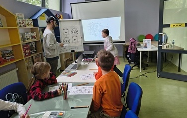 Spotkanie komiksowe w Filii 4 -  Tydzień bibliotek 6
