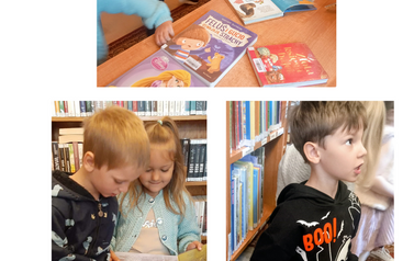 "W świecie bajek i baśni" - lekcja biblioteczna w Filii nr 1 4