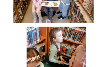 "W świecie bajek i baśni" - lekcja biblioteczna w Filii nr 1 5
