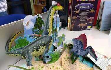 Dino-dzień w bibliotece! Dzień dziecka w Filii 4 3