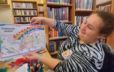 "W Stumilowym Lesie  z Kubusiem Puchatkiem"  - warsztaty czytelniczo-artystyczne w Filii nr 1 3