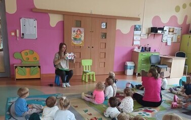 "Czy już wiesz, gdzie śpi jeż?" - wizyta Filii nr 4 w Żłobku Miejskim nr 2 w Pruszkowie! 5