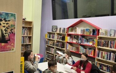 Aerodynamika &ndash; dlaczego to lata? Kosmiczna przygoda z Pilotem Pirxem!&nbsp;Relacja z warsztat&oacute;w Projektu Biblioteka - Portal Odkrywc&oacute;w. &bdquo;Biblioteka &ndash; Portal Odkrywc&oacute;w. Poznajemy świat przez doświadczenie&rdquo; 38
