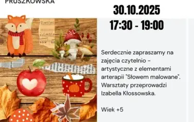 Zapraszamy na warsztaty "Słowem malowane" - Kolaż jesienny 1