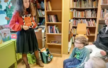 Spotkanie autorskie z Izabelą Michtą 1