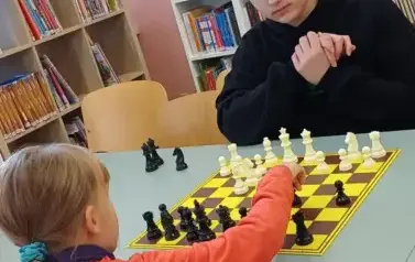 Cykla zajęć "Mały szachista w bibliotece" 1