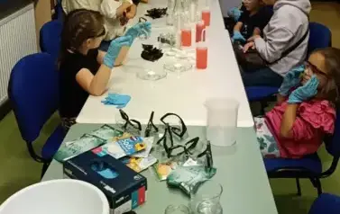 Warsztaty "Szalony naukowiec, szyfry i atrament sympatyczny"  5