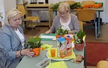 Odwiedziny gości z klubu "Wesoły Senior" 4