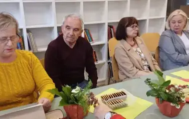Odwiedziny gości z klubu "Wesoły Senior" 5