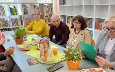 Odwiedziny gości z klubu "Wesoły Senior" 7