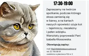 Zapraszamy na wydarzenia w listopadzie w Filii nr 2! 1