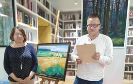 Wernisaż Ewy Gronostajskiej w Bibliotece Gł&oacute;wnej! 24