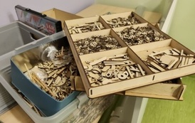 Warsztaty z robienia podkładek pod kubki w Filii nr 4 4