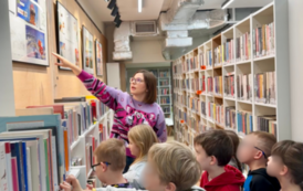 Warsztaty czytelniczo-plastyczne "Piesek w zimowej czapce" 6