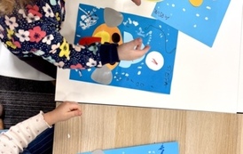 Warsztaty czytelniczo-plastyczne "Piesek w zimowej czapce" 17