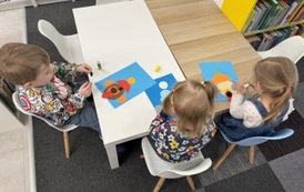 Warsztaty czytelniczo-plastyczne "Piesek w zimowej czapce" 16