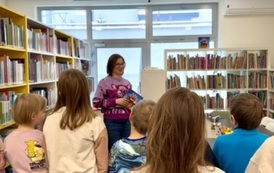 Warsztaty czytelniczo-plastyczne "Piesek w zimowej czapce" 3