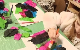 Kosmiczna przygoda - warsztaty czytelniczo-plastyczne 1