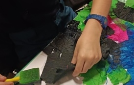 Kosmiczna przygoda - warsztaty czytelniczo-plastyczne 2