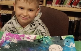 Kosmiczna przygoda - warsztaty czytelniczo-plastyczne 11