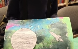 Kosmiczna przygoda - warsztaty czytelniczo-plastyczne 15