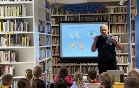 Warsztaty ze Strażą Miejską w Bibliotece Gł&oacute;wnej 7