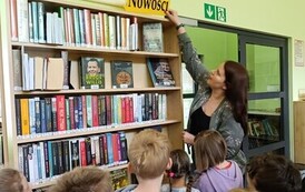 Mały czytelnik w wielkim świecie książek - lekcja biblioteczna dla dzieci z Przedszkola nr 10 w Pruszkowie 2