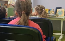 Mały czytelnik w wielkim świecie książek - lekcja biblioteczna dla dzieci z Przedszkola nr 10 w Pruszkowie 7