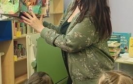 Mały czytelnik w wielkim świecie książek - lekcja biblioteczna dla dzieci z Przedszkola nr 10 w Pruszkowie 8