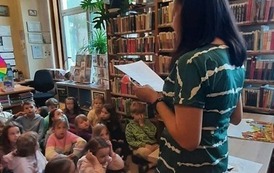 "Zgadnij z jakiej to bajki" - lekcja biblioteczna w Filii nr 1 14