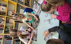 Dino-dzień w bibliotece! Dzień dziecka w Filii 4 1
