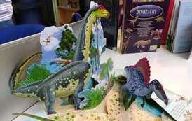 Dino-dzień w bibliotece! Dzień dziecka w Filii 4 3