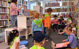 Lekcja Biblioteczna w Filii nr 6 dla Przedszkola "Słoneczna Kraina" 3