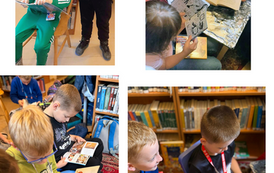 "Jak korzystać z biblioteki i dbać o książki" - lekcja biblioteczna w Filii nr 1 3