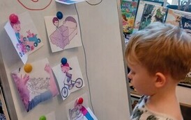 "Spotkanie z tw&oacute;rczością Jana Brzechwy" - lekcja biblioteczna w Filii nr 1 5