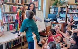 &bdquo;Moja pierwsza wizyta w bibliotece&rdquo; - lekcja biblioteczna w Filii nr 1 10