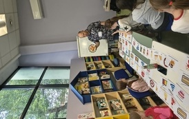 W Krainie Czasu &ndash; odkrywamy, jak działa zegar! - relacja z zajęć Projektu Biblioteka- Portal Odkrywc&oacute;w.  &bdquo;Biblioteka &ndash; Portal Odkrywc&oacute;w. Poznajemy świat przez doświadczenie&rdquo; 7