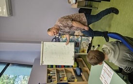 Cyfry i liczby &ndash; odkrywamy świat matematyki z Lokomotywą! relacja z warsztat&oacute;w Projektu Biblioteka- Portal Odkrywc&oacute;w. &bdquo;Biblioteka &ndash; Portal Odkrywc&oacute;w. Poznajemy świat przez doświadczenie&rdquo; 9