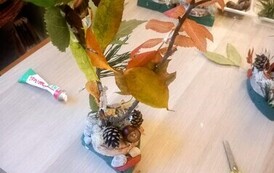 "Kolory  Pani Jesieni" - warsztaty czytelniczo-artystyczne dla dzieci w Filii nr 1 4