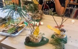 "Kolory  Pani Jesieni" - warsztaty czytelniczo-artystyczne dla dzieci w Filii nr 1 5