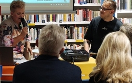 Spotkanie autorskie z Katarzyną Wyszomierską w Bibliotece Głownej - Oddziale dla Młodzieży i Dorosłych 17